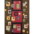 Nourison Nourison 11548 Modern Art Area Rug Collection Chestnut 8 ft x 10 ft Rectangle 99446115485